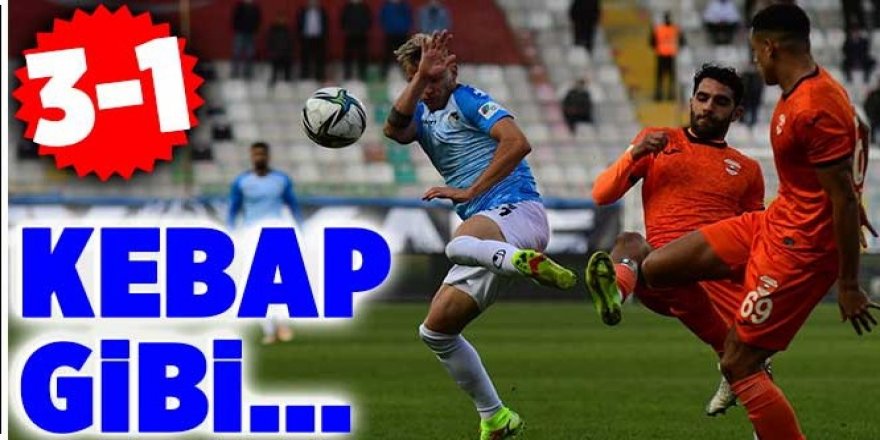 Erzurumspor Adanaspor'u esti geçti: 3-1