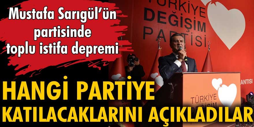 TDP Erzurum il teşkilatında toplu istifa