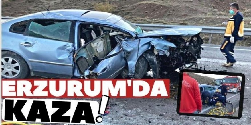 Aşkale’de trafik kazası: 3 yaralı