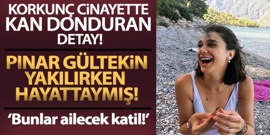 Pınar Gültekin cinayetinde kan donduran detay!