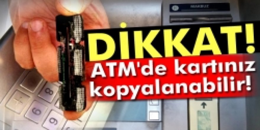 Erzurum'da ATM’lere kart kopyalama yapanlar yakalandı