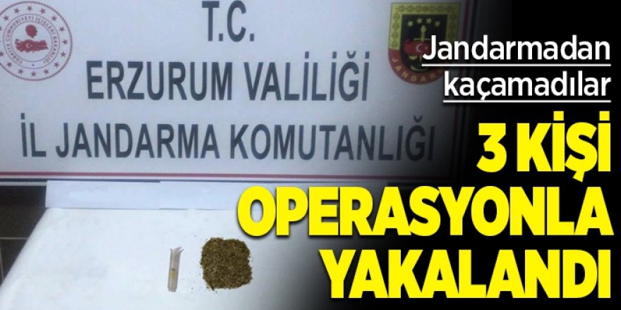 Erzurum'da uyuşturucu kullananlara darbe