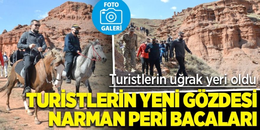 Turistlerin yeni gözdesi Narman Peri Bacaları