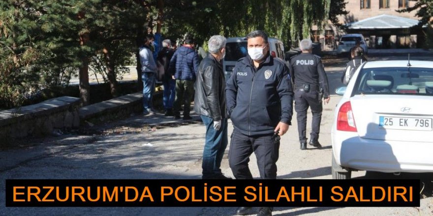 Erzurum'da liseli genç polise ateş açarak kaçtı
