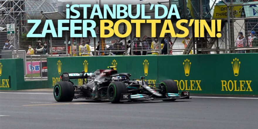 Zafer Mercedes pilotu Valtteri Bottas'ın