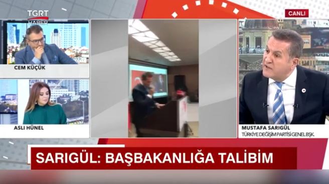 Mustafa Sarıgül canlı yayında açıkladı: Başbakanlığa talibim