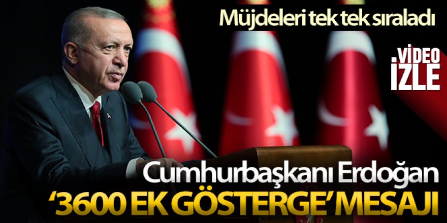 Erdoğan, Beştepe'deki açılış töreninde konuştu