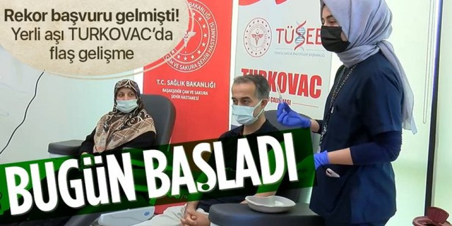 Erzurum’da yerli aşı Turkovac'ın Faz-3 çalışması başladı