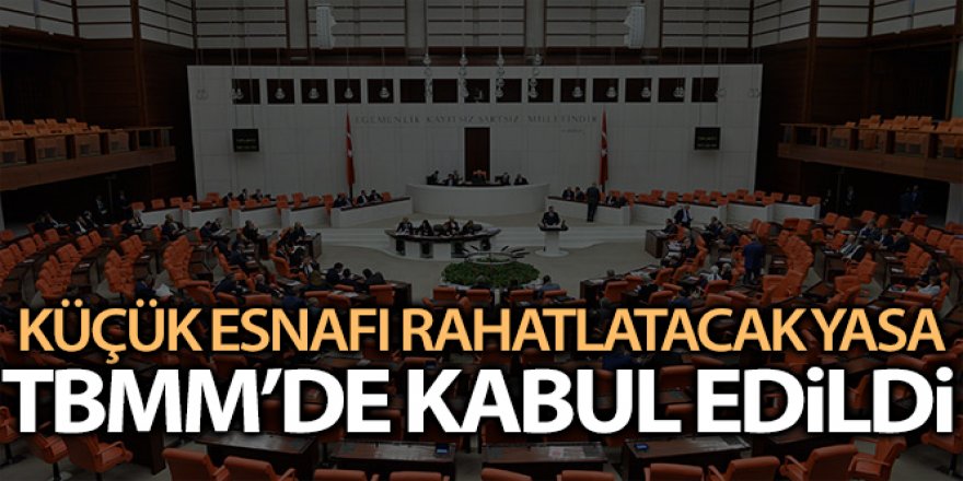 Vergi Usul Kanunu değişiklik teklifi TBMM'de kabul edildi