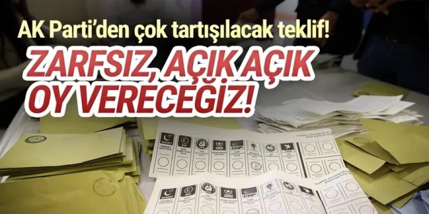 Seçim sistemi değişebilir!