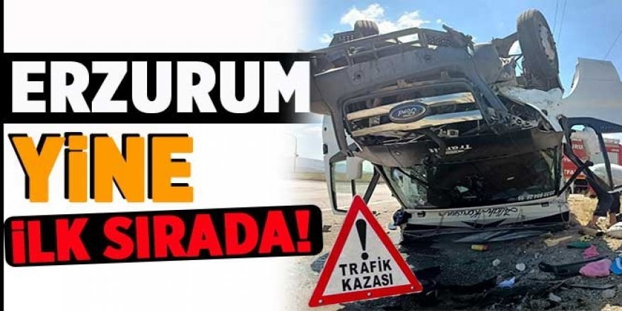 Erzurum'un trafik kazası verileri açıklandı