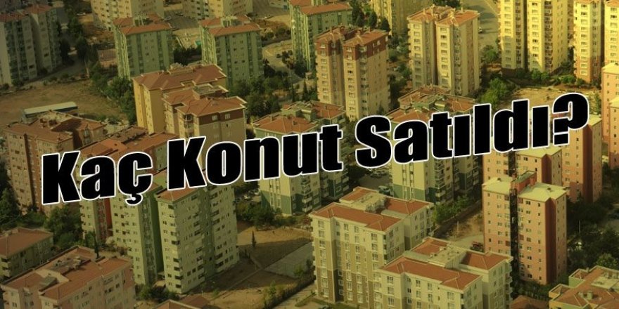 Erzurum'da kaç konut satıldı!