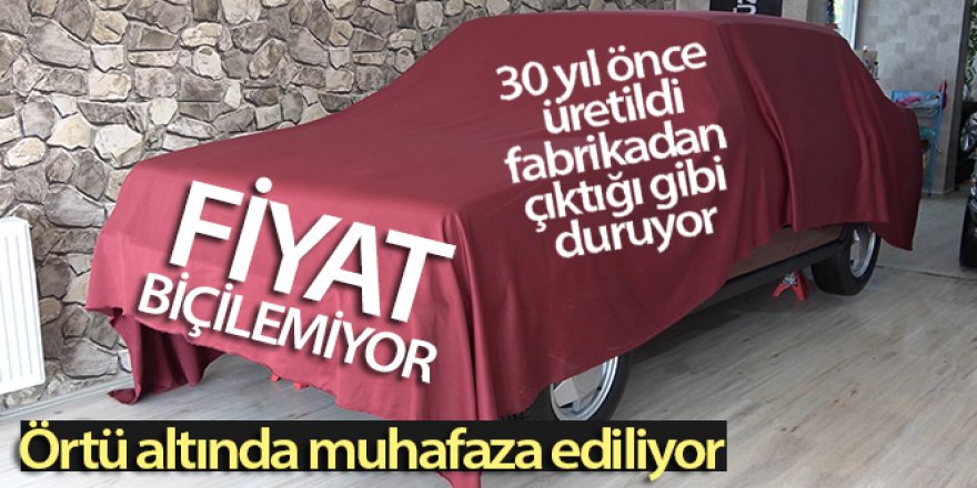 30 yıl önce üretildi, fabrikadan çıktığı gibi duruyor