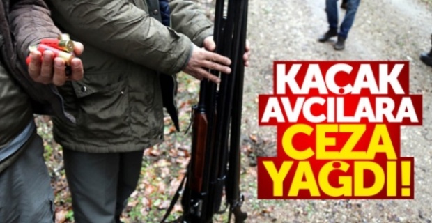 Erzurum'da Kaçak avlanan avcılara ceza yağdı