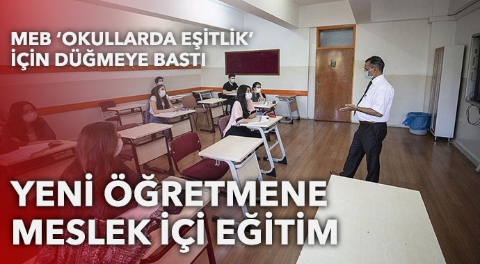 Yeni öğretmene meslek içi eğitim