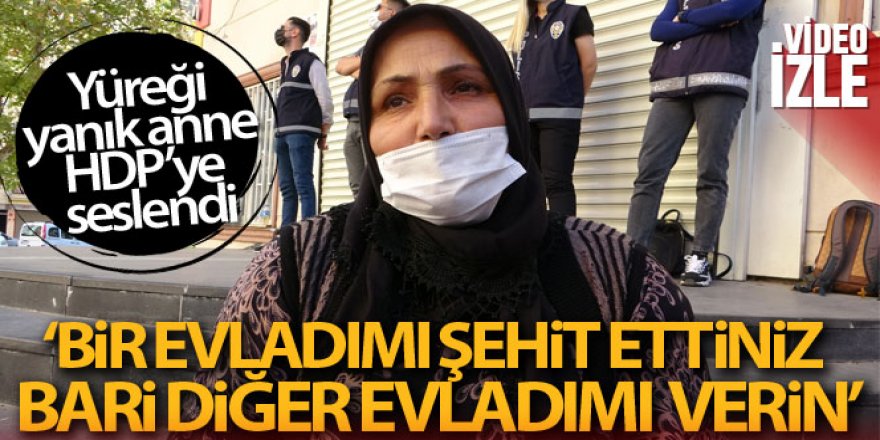 Yüreği yanık anne Necibe Çiftçi: 'Bir evladımı şehit ettiniz, bari diğer evladımı verin'