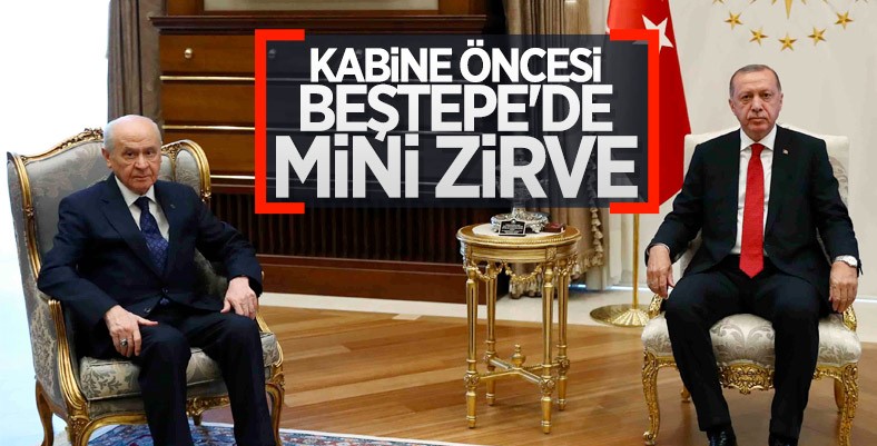 Erdoğan bugün Bahçeli'yi kabul edecek