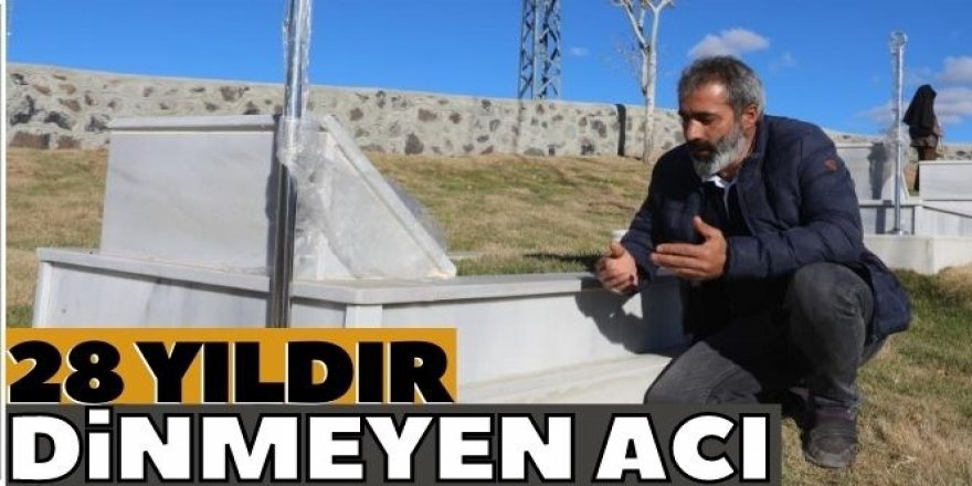 PKK tarafından katledilen 33 kişi mezarları başında anıldı