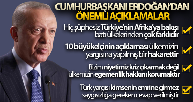 Erdoğan'dan önemli açıklamalar