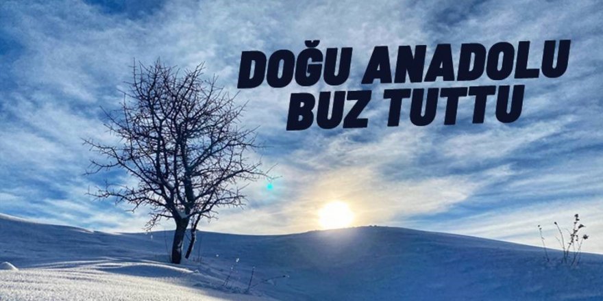 Doğu buz tuttu