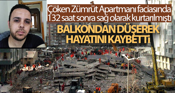 Zümrüt Apartmanından sağ kurtulmuştu