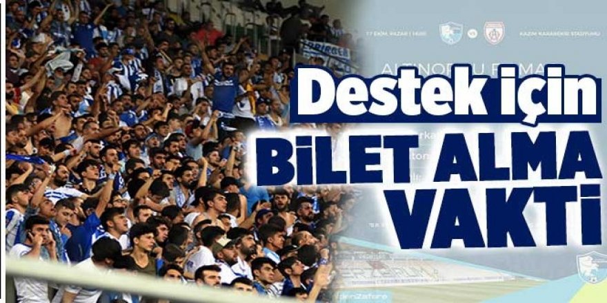 Erzurumspor'a Destek İçin Bilet Alma Vakti