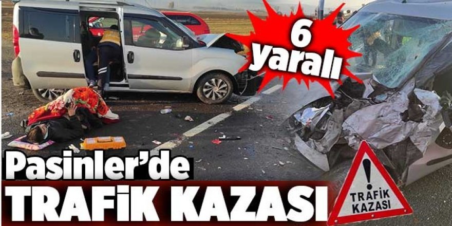 Pasinler'de dikkatsizlik kaza getirdi: çok sayıda yaralı var