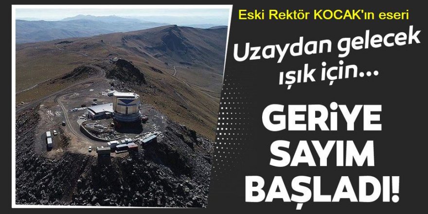 Doğu Anadolu Gözlemevinin aynası testlerden başarıyla geçti