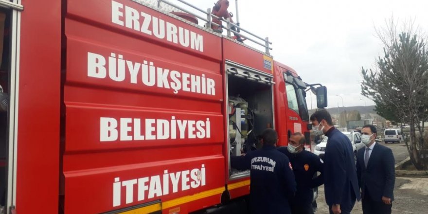 Çimşir, Büyükşehir Belediyesi şantiyesini ziyaret etti