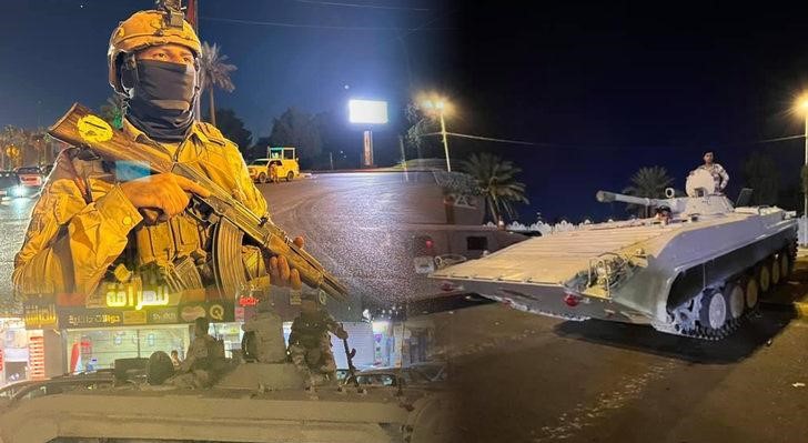 Irak'ta ordu sokağa indi, güvenlik önlemleri üst düzeye çıkarıldı!