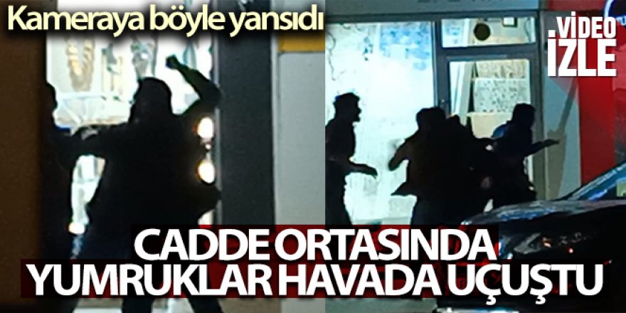 Erzurum'da yumruklar havada uçuştu