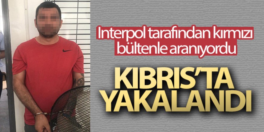 Interpol tarafından kırmızı bültenle aranan şahıs Kıbrıs'ta yakalandı