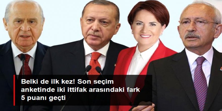 Son seçim anketinde çarpıcı sonuç!