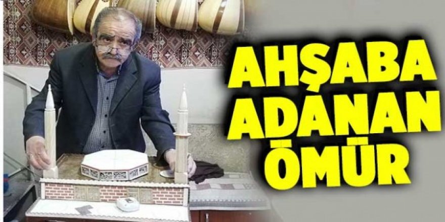 Hayatını ahşap oymacılığına adadı