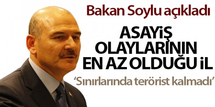 Bakan Soylu: "Adıyaman il sınırlarında hiç terörist kalmadı"