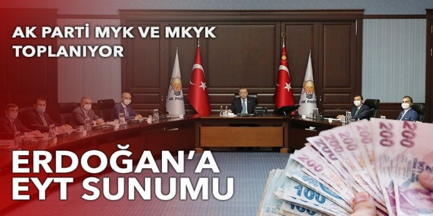 Cumhurbaşkanı Erdoğan'a EYT sunumu