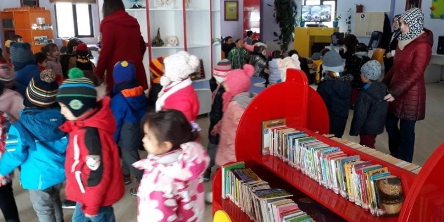 Erzurum çocuk kütüphanesine ilgi büyük