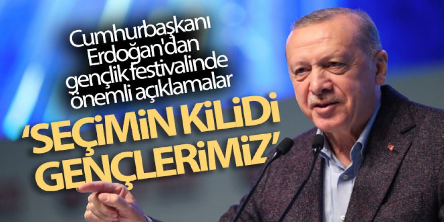 Cumhurbaşkanı Erdoğan 2023'teki seçimin kilit noktasını açıkladı