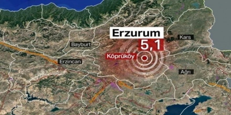AFAD: “Erzurum depreminde 4 kişi yaralanmıştır”