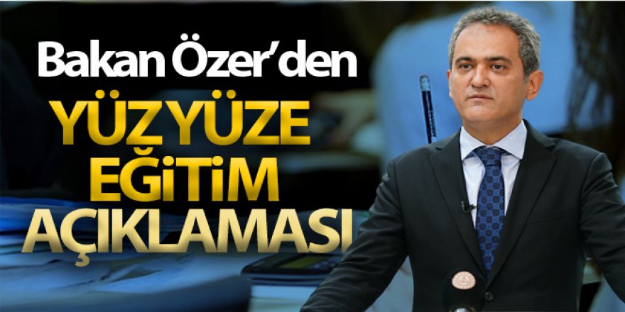 Yüz yüze eğitime bir haftalık aradan sonra devam