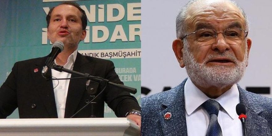 Karamollaoğlu ve Erbakan'dan AK Parti'ye övgüler