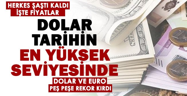 Dolar, euro ve sterlin de yeni rekorlar peş peşe geldi! Dolar 12 lirayı sterlin ise 16 lirayı aştı