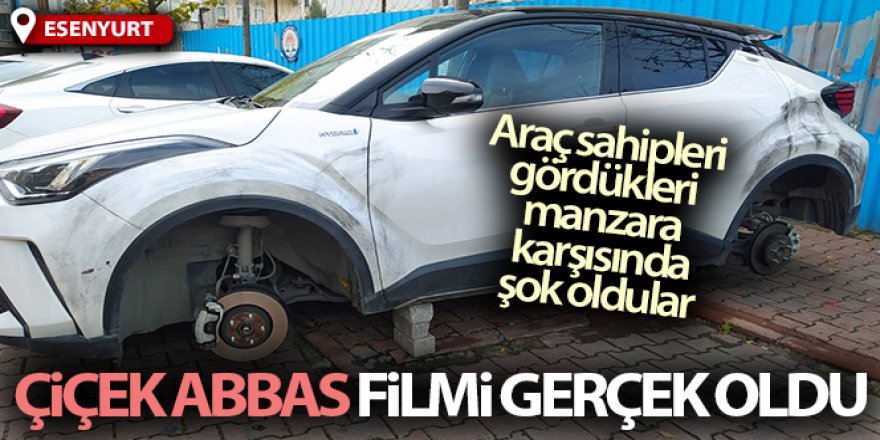 Esenyurt'ta Çiçek Abbas filmi gerçek oldu