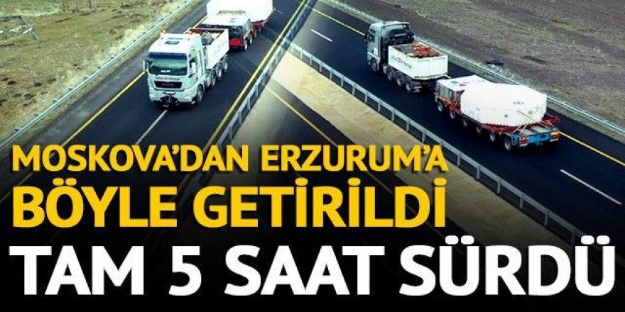 5 saatlik yolculuk havadan görüntülendi