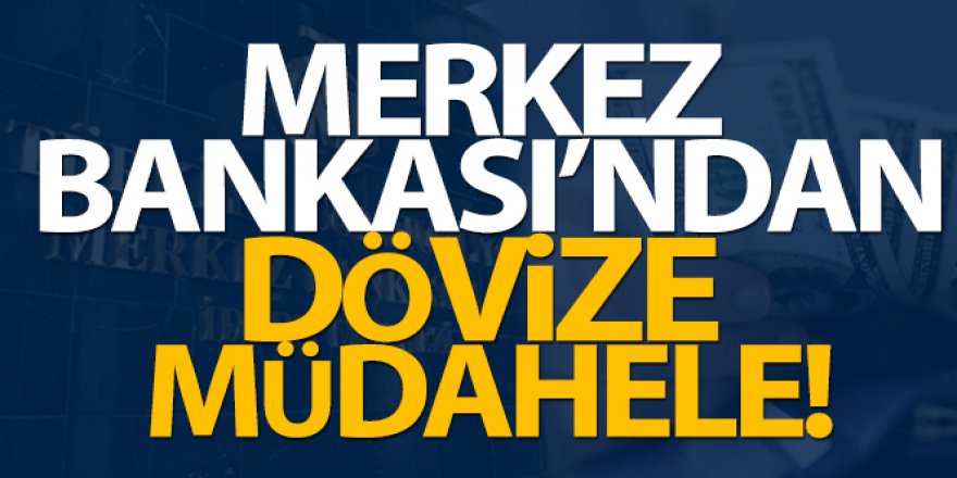 Merkez Bankası'ndan döviz kuruna müdahale