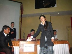 Öğrenciler baş kanlarını seçti