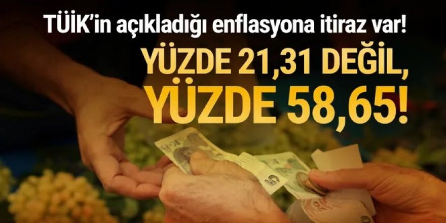 ENAG verileri TÜİK'i yalanladı: Yıllık enflasyon %58,65!