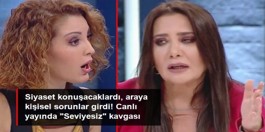 Canlı yayında "Lafımı bölme" kavgası