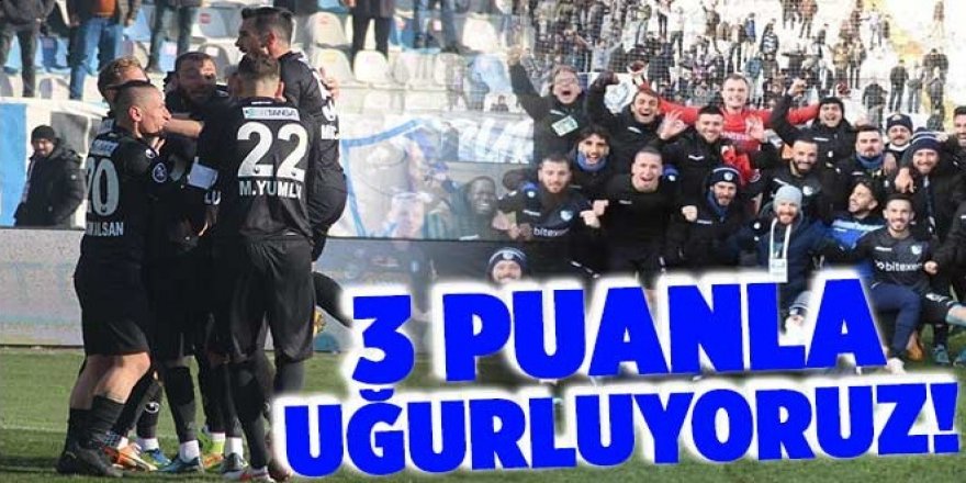 Erzurumspor 3 golle zirveye uçtu!