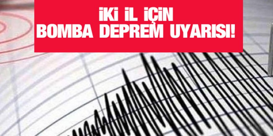 Bingöl için kritik deprem uyarısı